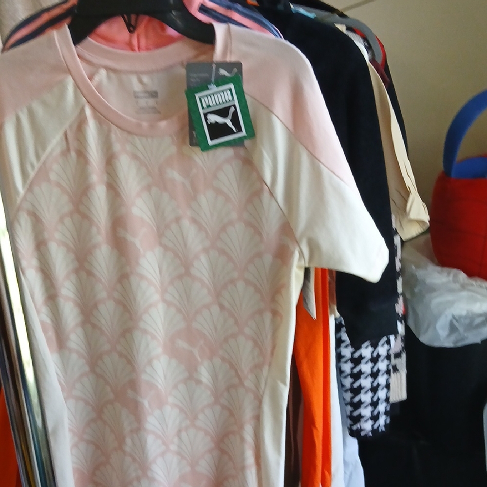 PUMA Kids Pink Graphic T-Shirt